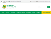Tablet Screenshot of cooperativasanmiguel.com.do